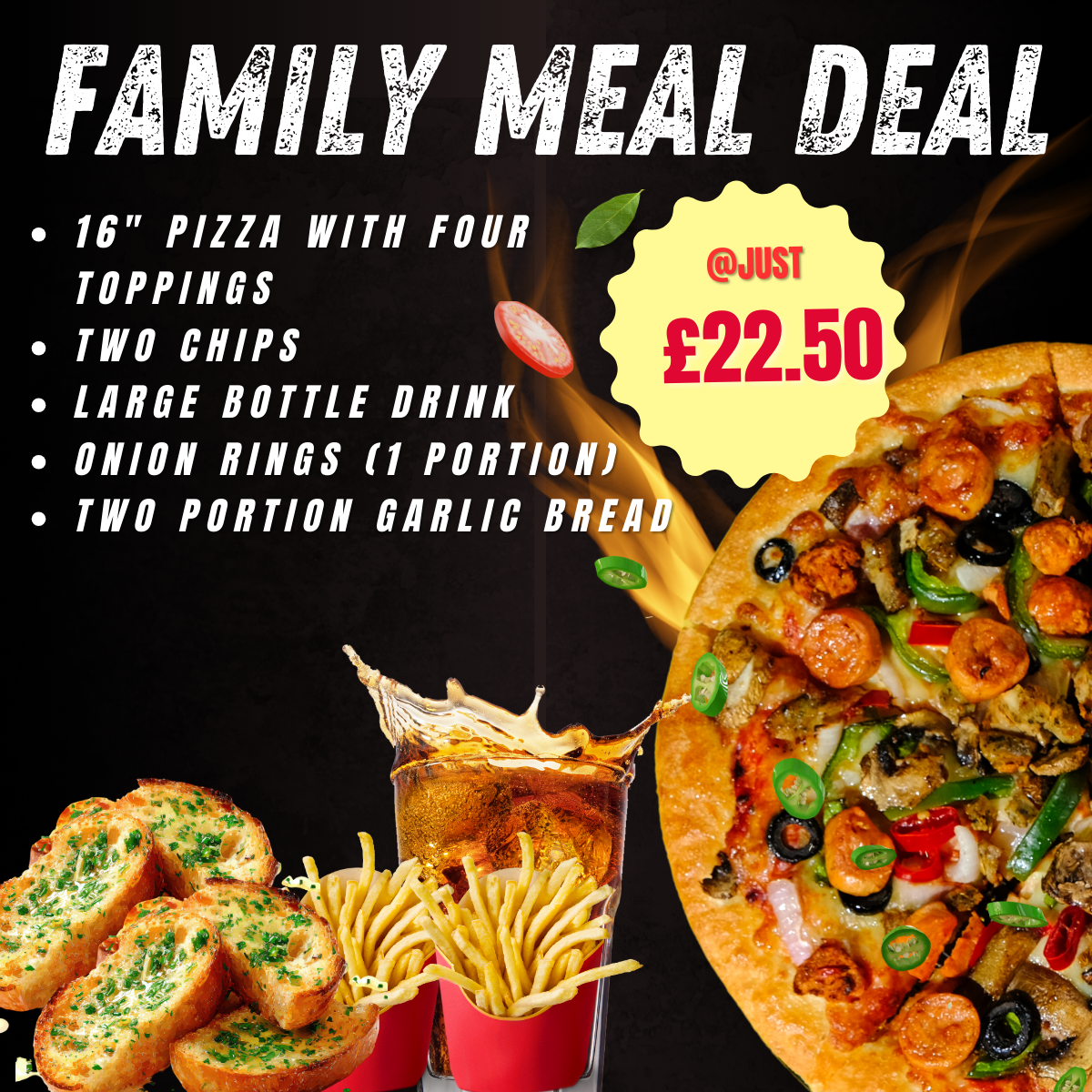 Pizza Meal Deal 16